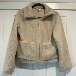 H&M Cream Teddy Jacket